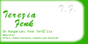 terezia fenk business card